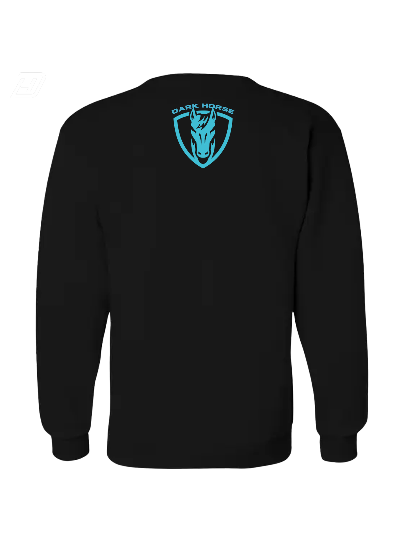 Champion Crew- "Dark Horse" Front/Back (Black/Teal/Pink)