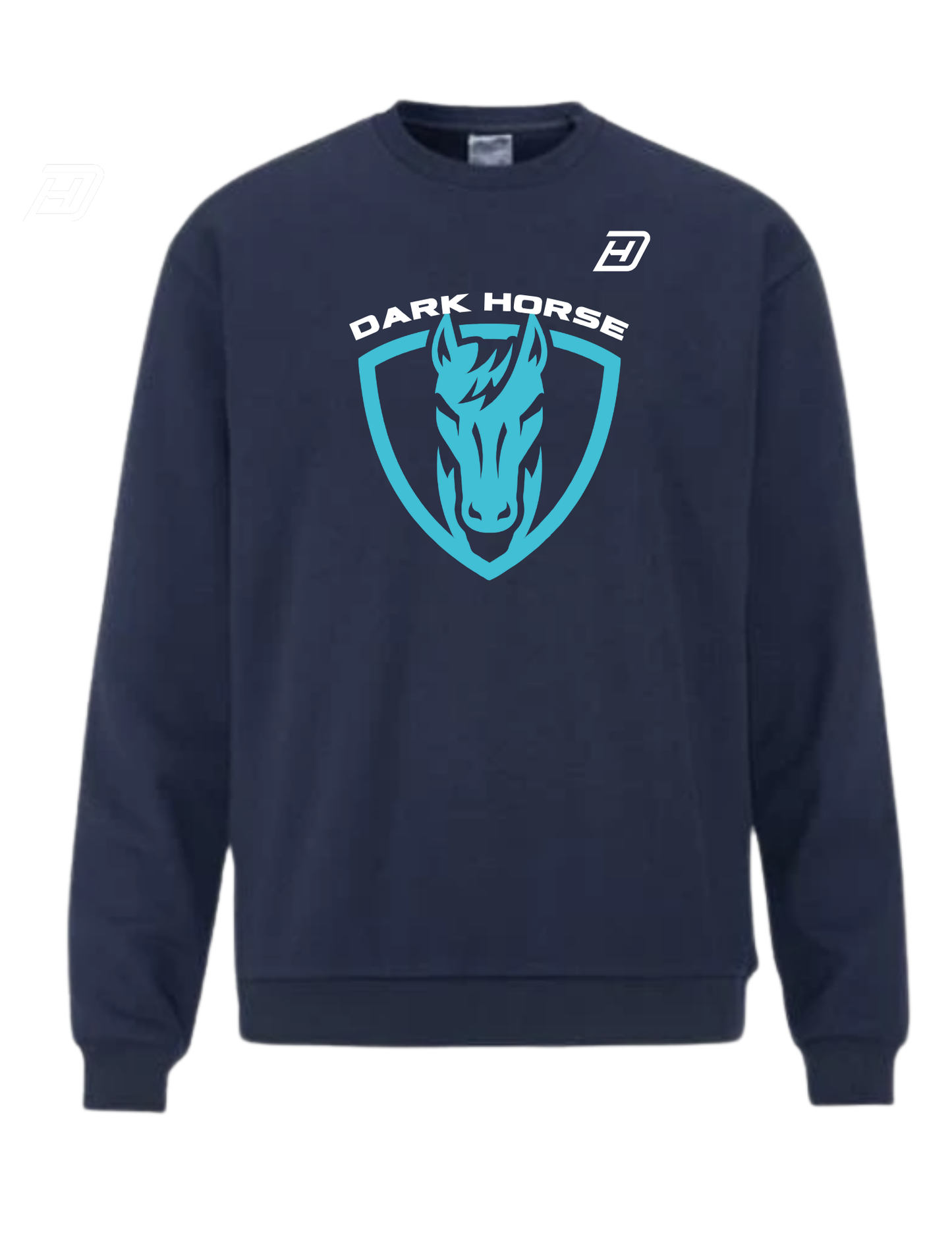 Champion Crew- "Dark Horse Shield" (Navy/Teal)