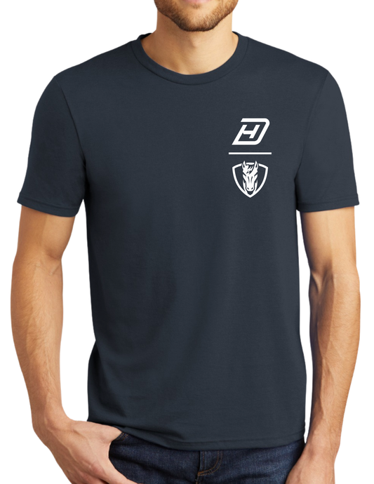 Dark Horse Logo Stack T-Shirt (Navy)