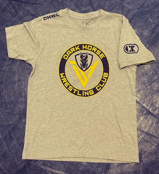 Grey T Shirt w/circle DH logo