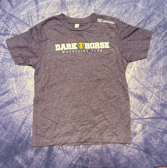 Washed Navy Dark Horse Wrestling T-shirt