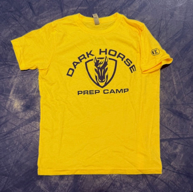 Light Yellow Dark Horse Prep Camp T Shirt