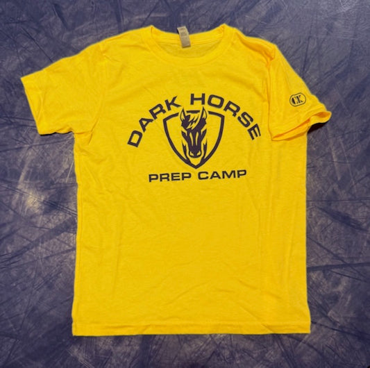 Light Yellow Dark Horse Prep Camp T Shirt