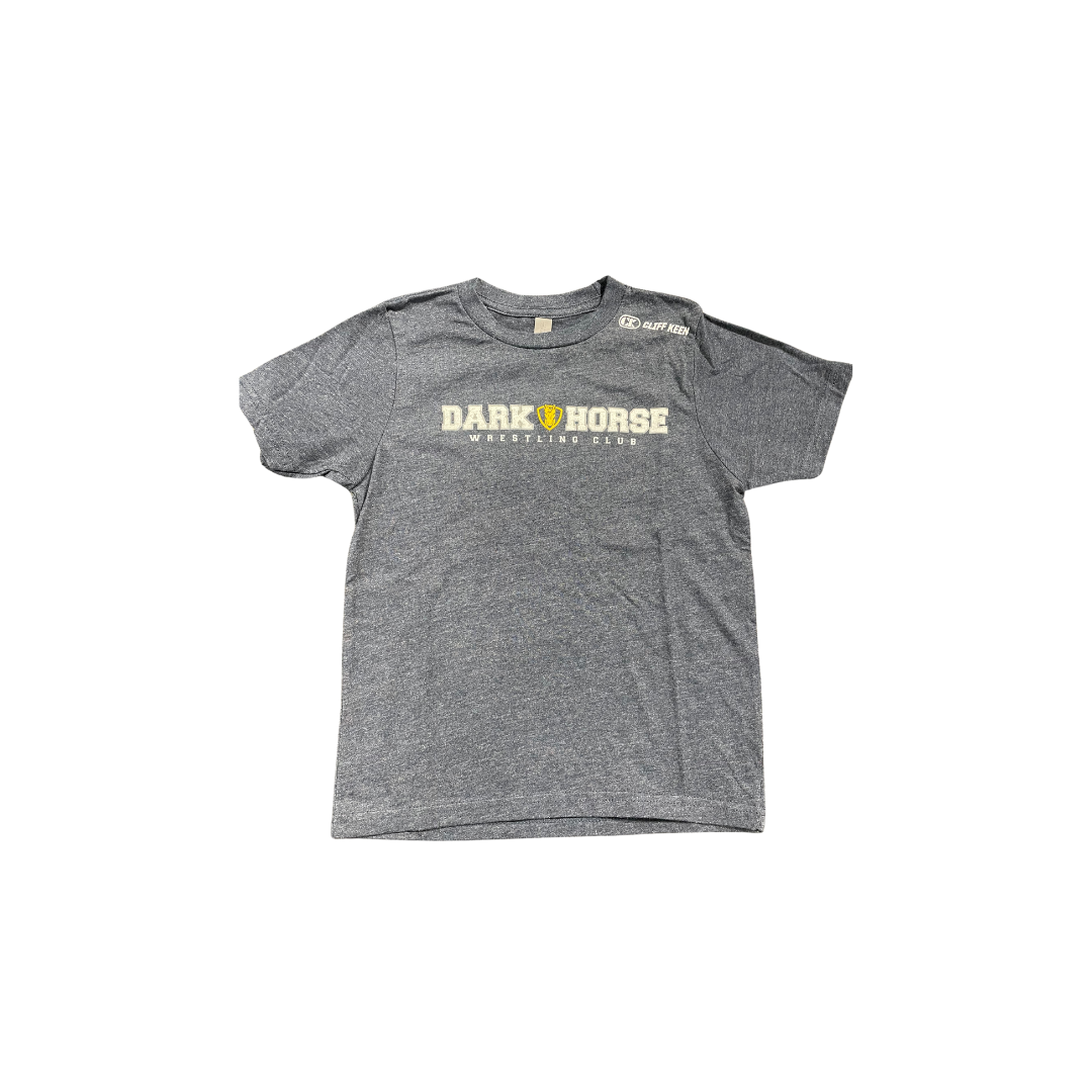 Washed Navy Dark Horse Wrestling T-shirt